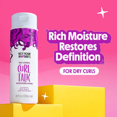Not Your Mother's lotion pump close-up illustrating easy, even product distribution