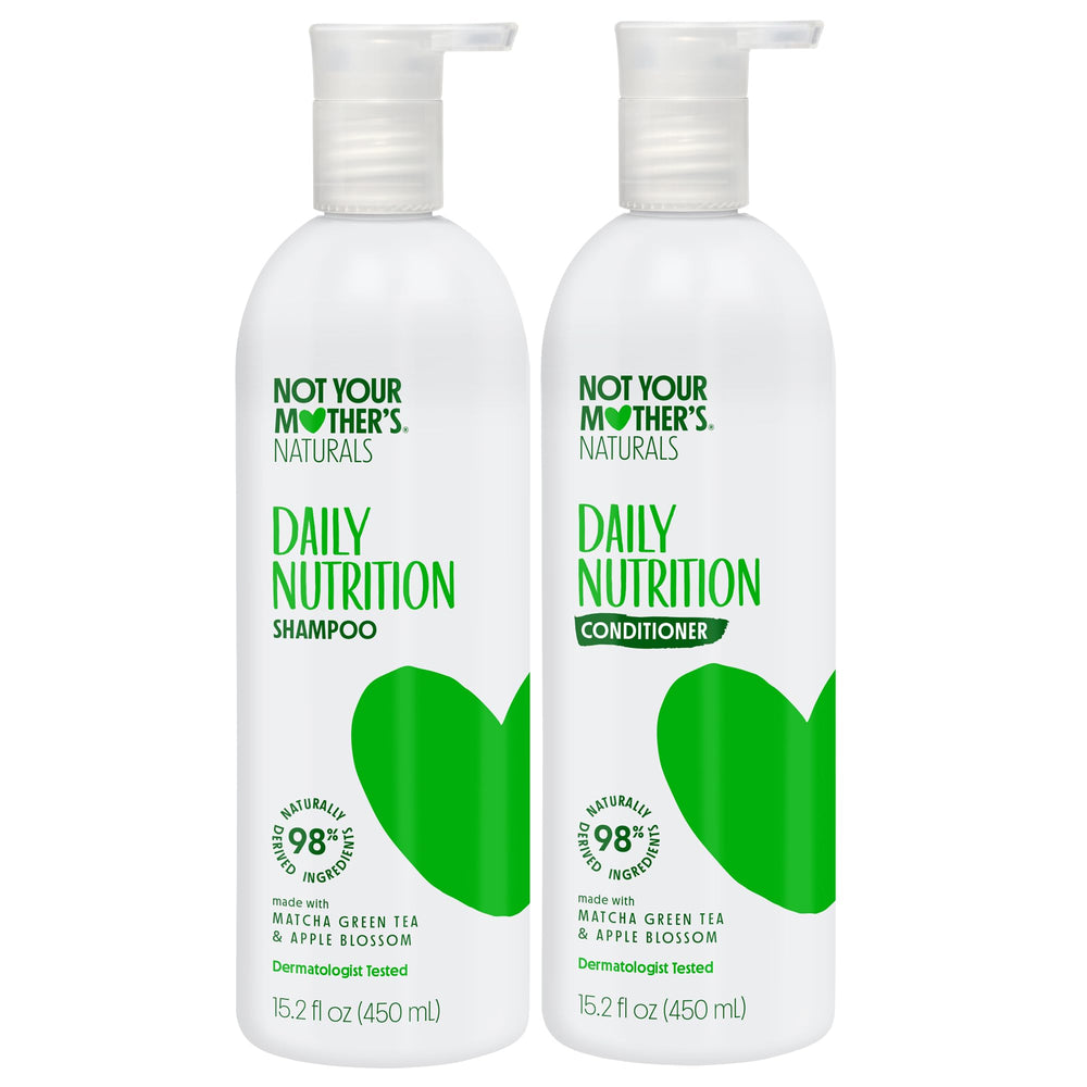 Not Your Mother's bottle front showing natural shampoo and conditioner benefits