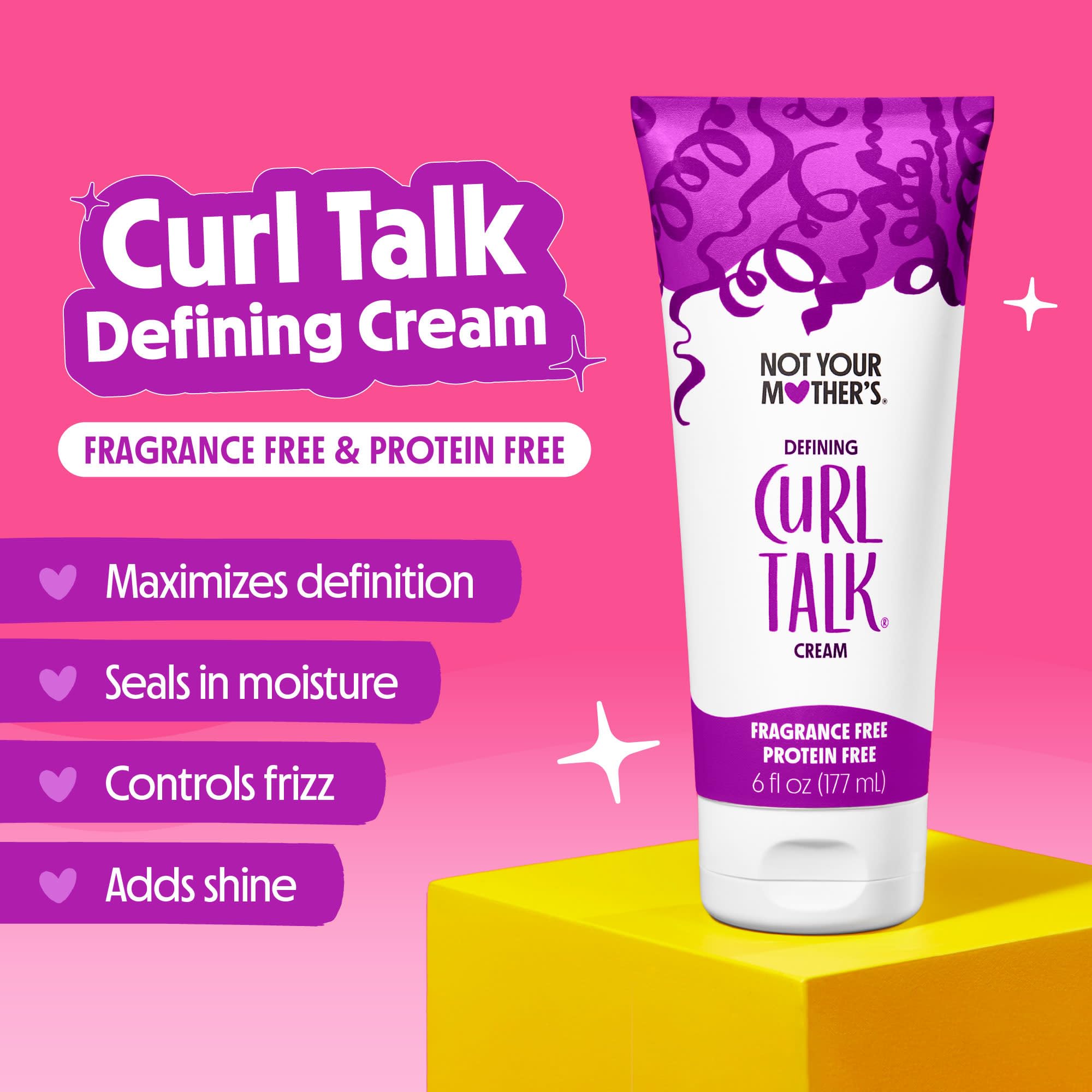 Not Your Mother's cream texture visible on fingertip for easy shaping