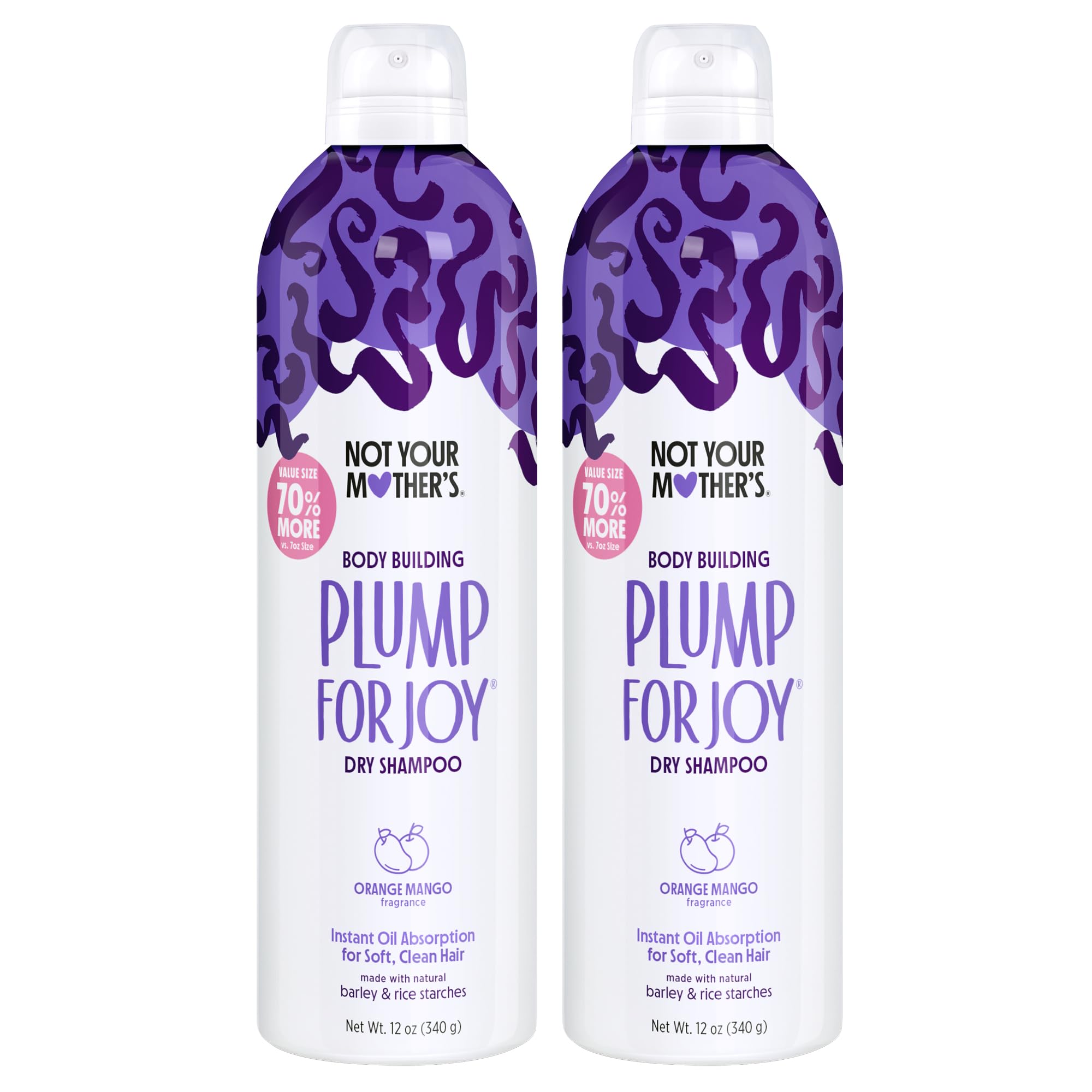 not your mother's front packaging showing twin jumbo cans and brand benefit
