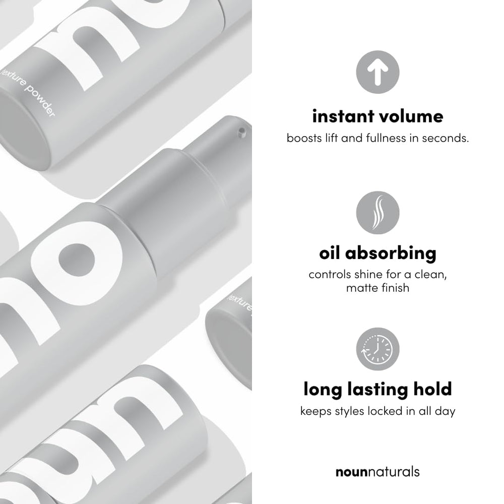NOUN ingredient display of glacial clay and bentonite highlighting purity