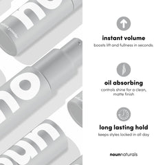 NOUN ingredient display of glacial clay and bentonite highlighting purity