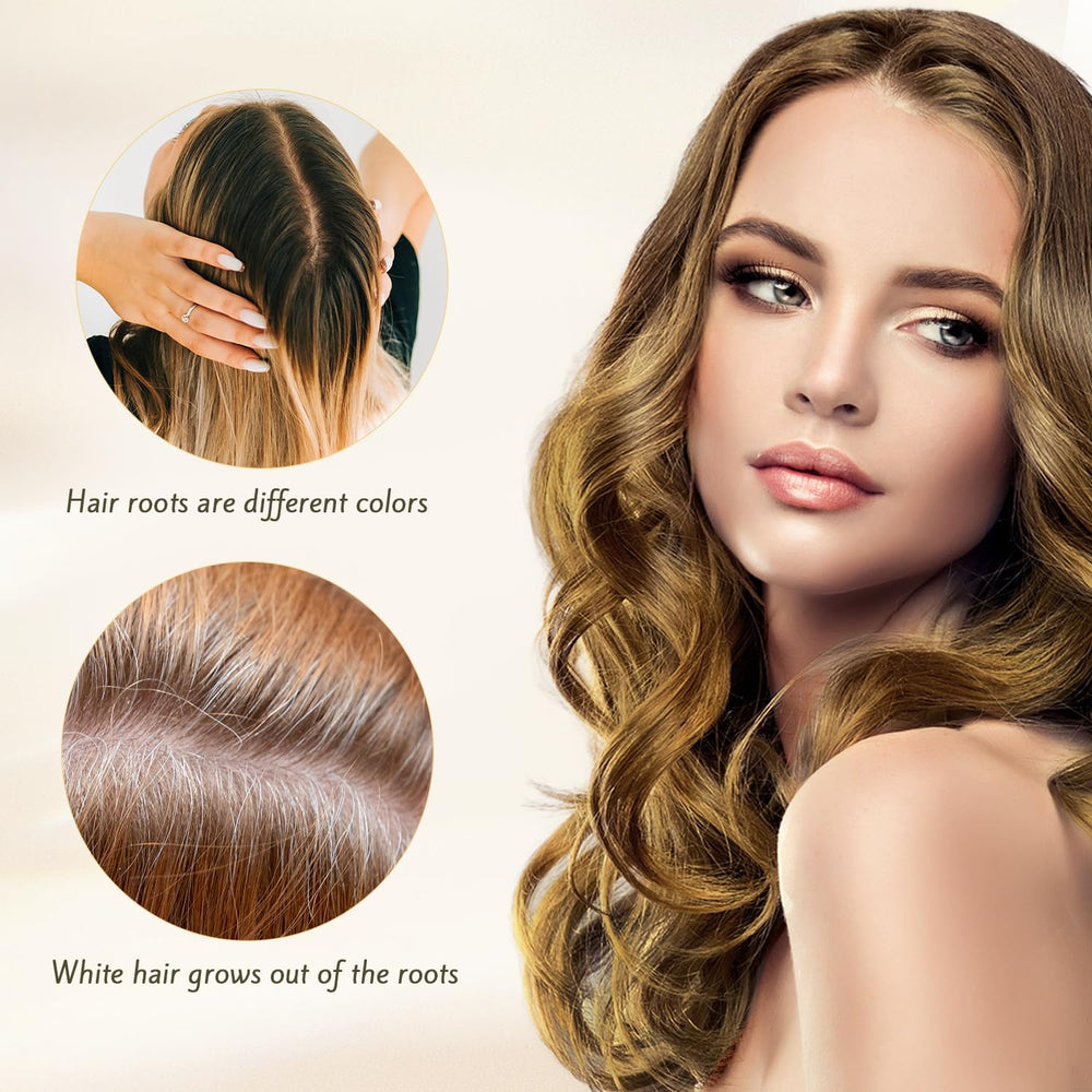 Nova Hair being applied in shower demonstrating quick coverage benefit
