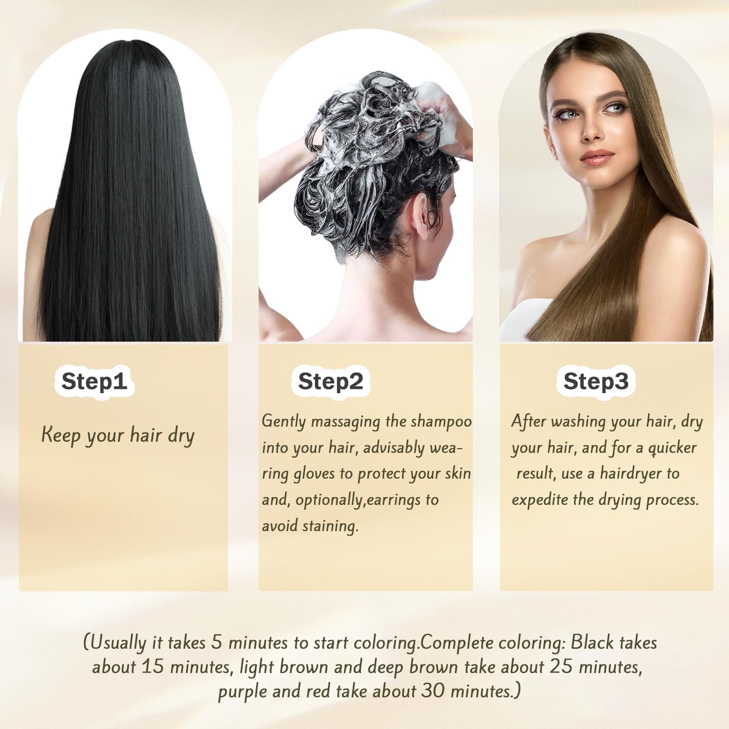 Nova Hair bottle next to common objects showing compact, travel-friendly benefit