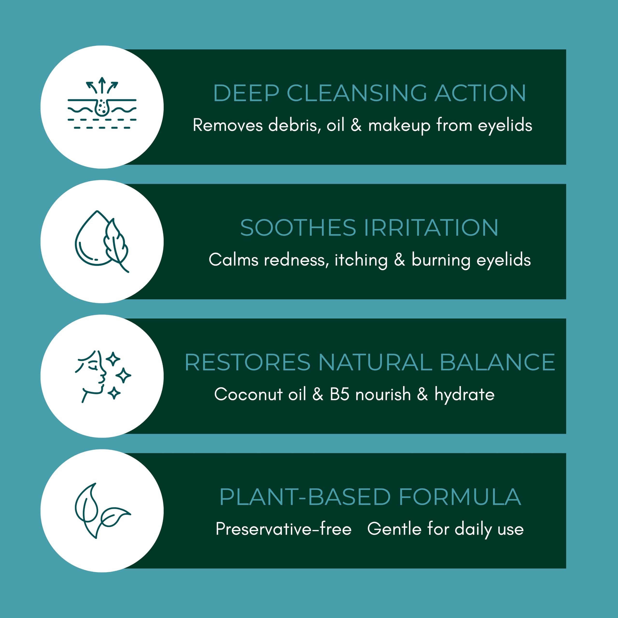 NOVEHA being used along eyelids demonstrating gentle, effective removal