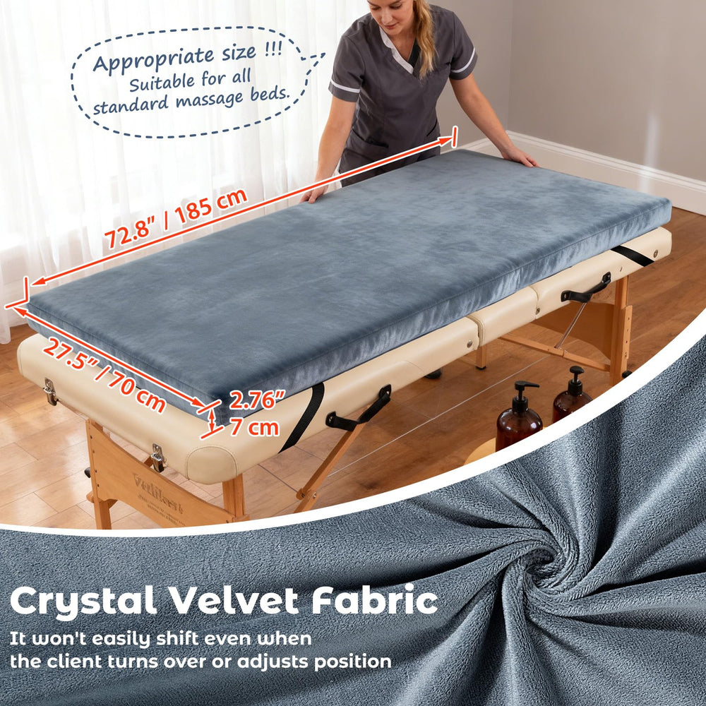 Noverlife close-up of crystal fleece cover highlighting soft texture benefit