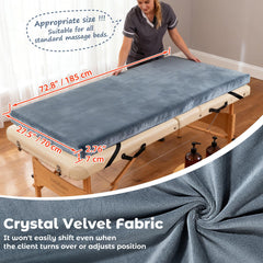 Noverlife close-up of crystal fleece cover highlighting soft texture benefit