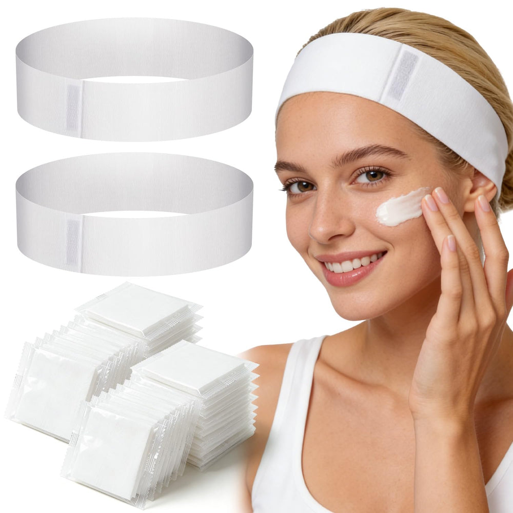 Noverlife front packaging showing 100 disposable headbands, ready for salon use