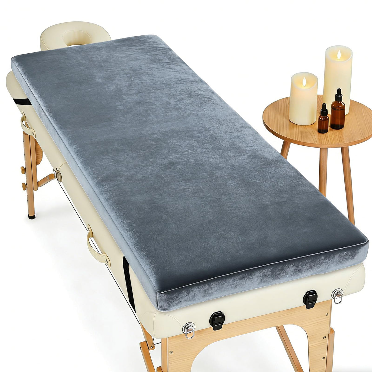 Noverlife front view of topper showing smooth surface and professional look