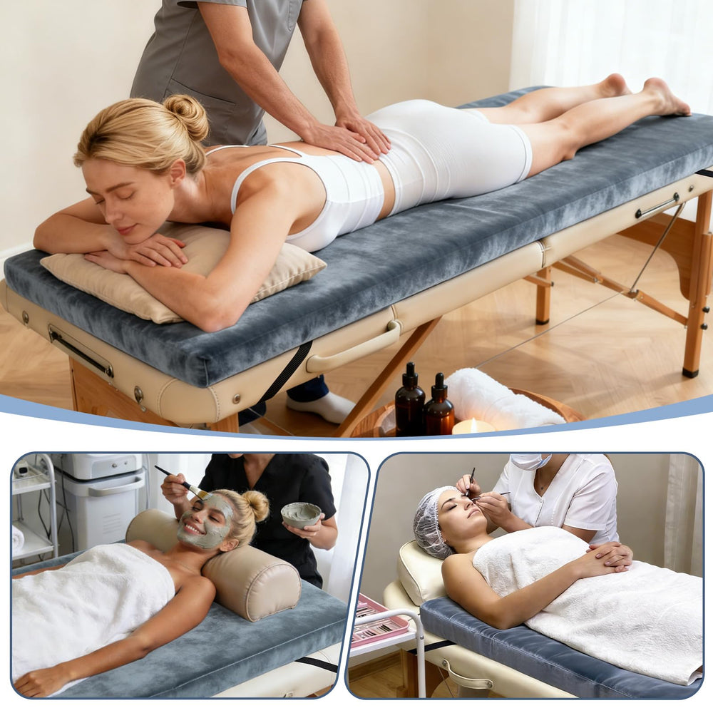 Noverlife on a lash extension bed showing ergonomic support during treatments