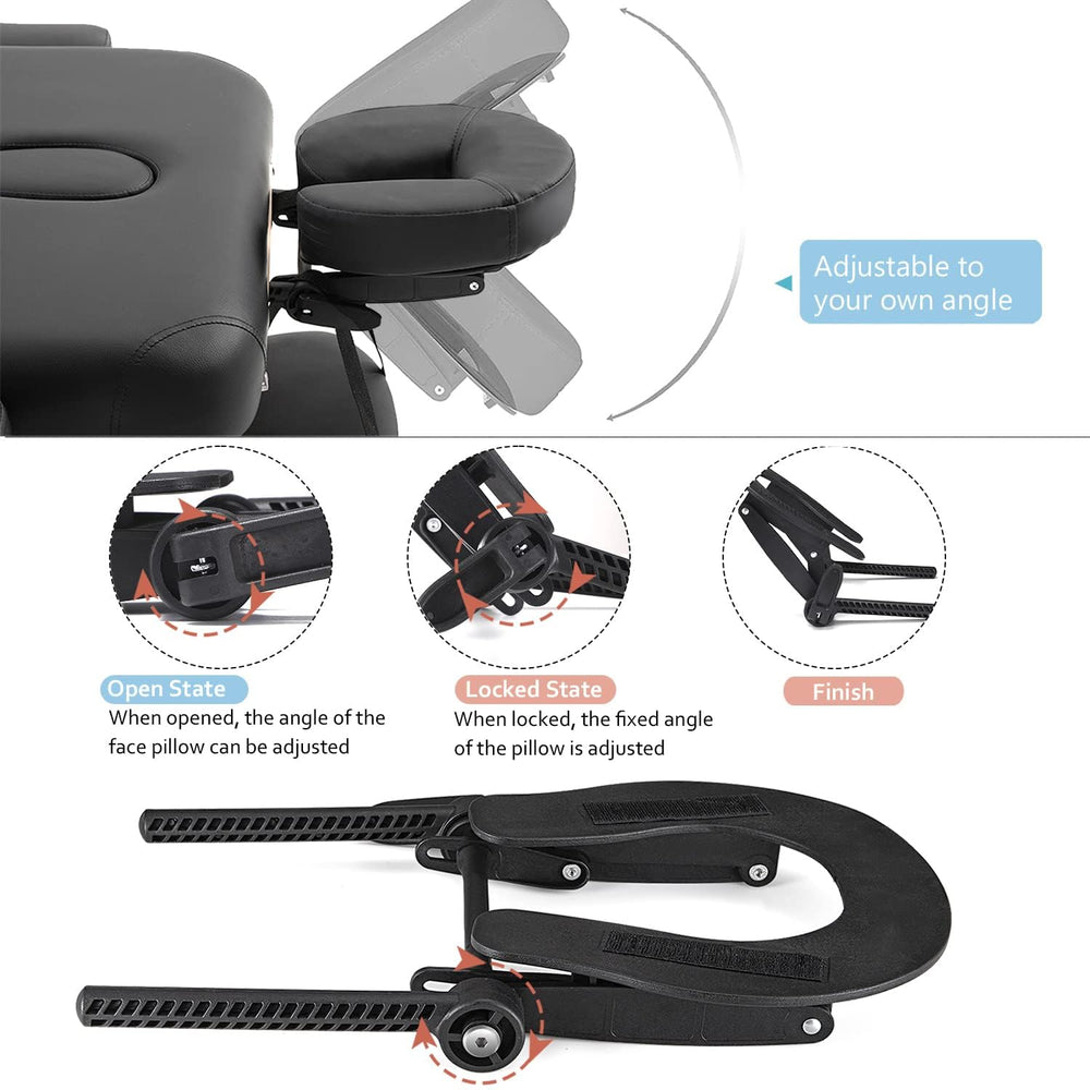 Noverlife rod adjustment detail showing multi-angle positioning benefit