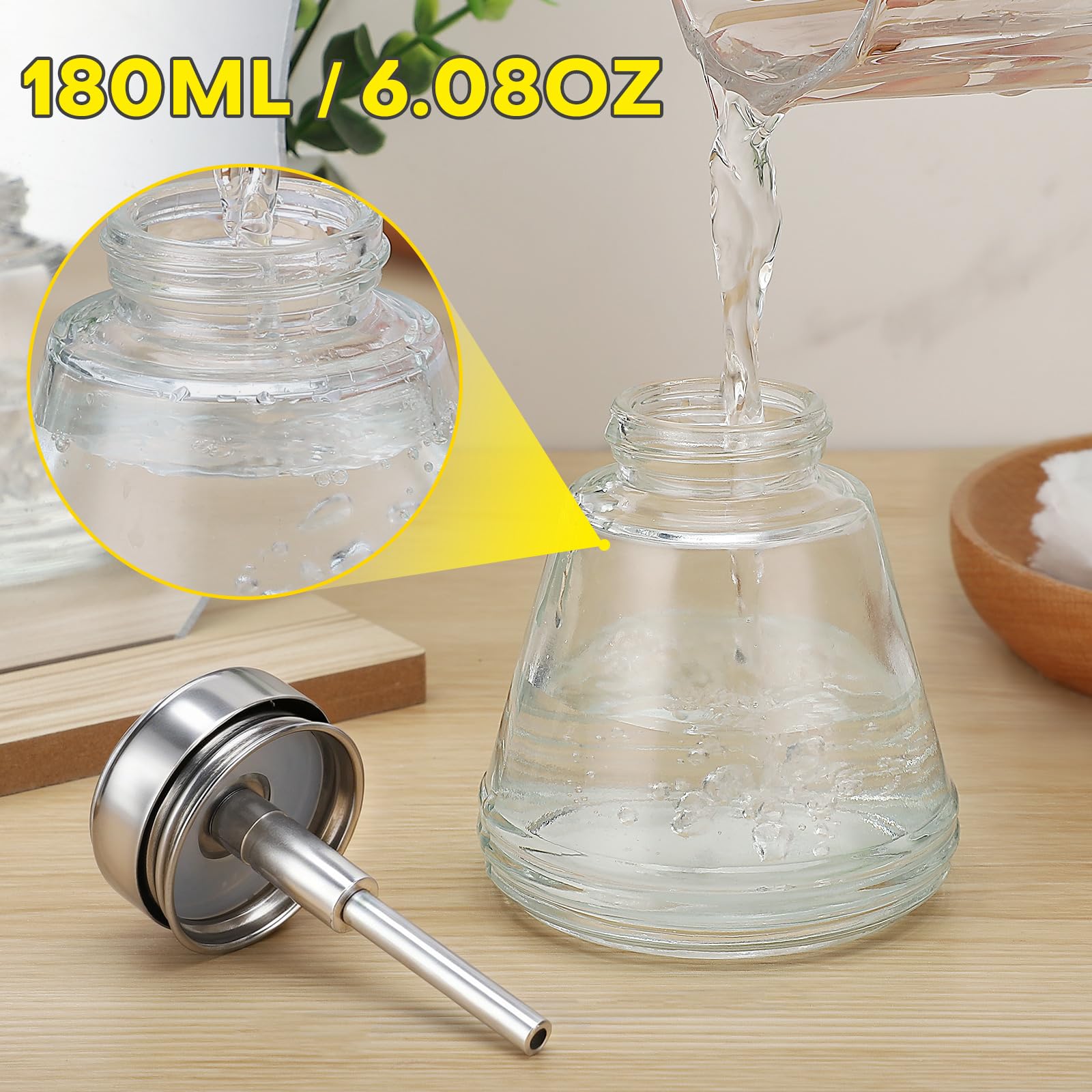 Noverlife bottle held in hand showing compact size and portable convenience