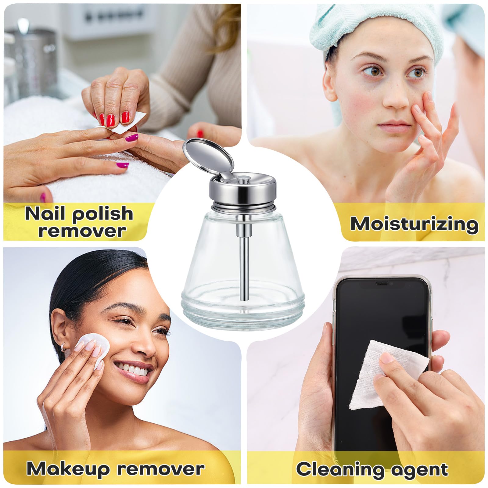 Noverlife clear body revealing liquid level for easy inventory checks