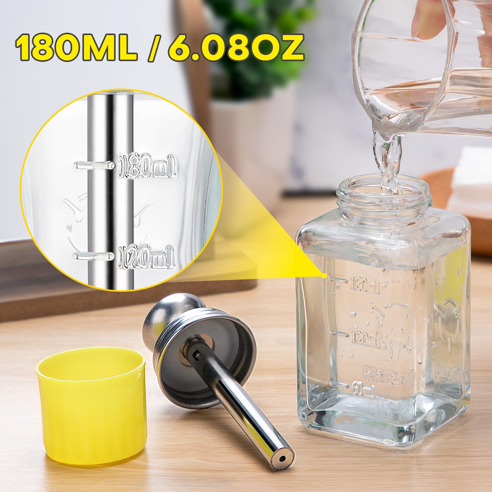 Noverlife dispenser with protective cap preventing spills and dust