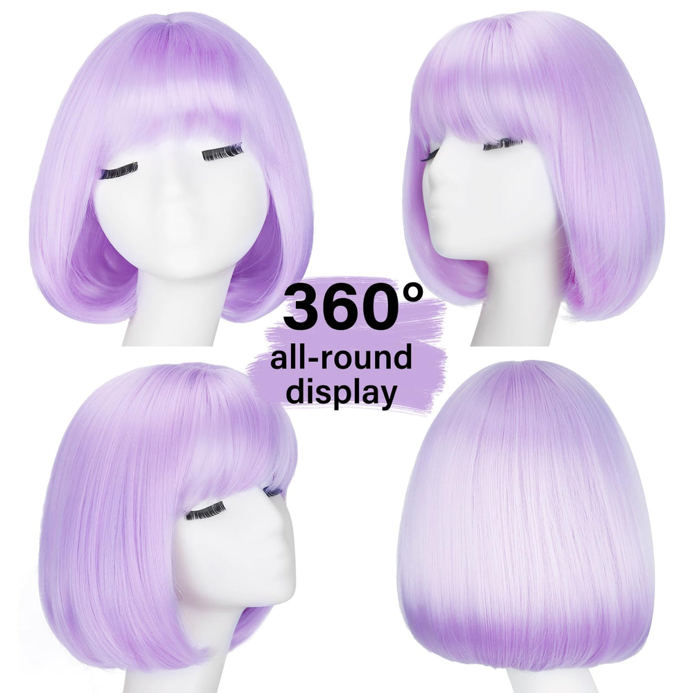 NOVFLKW side profile short bob highlighting shape and flattering silhouette