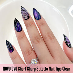 NOVO OVO close-up of ultra-thin cuticle edge for seamless invisible fit