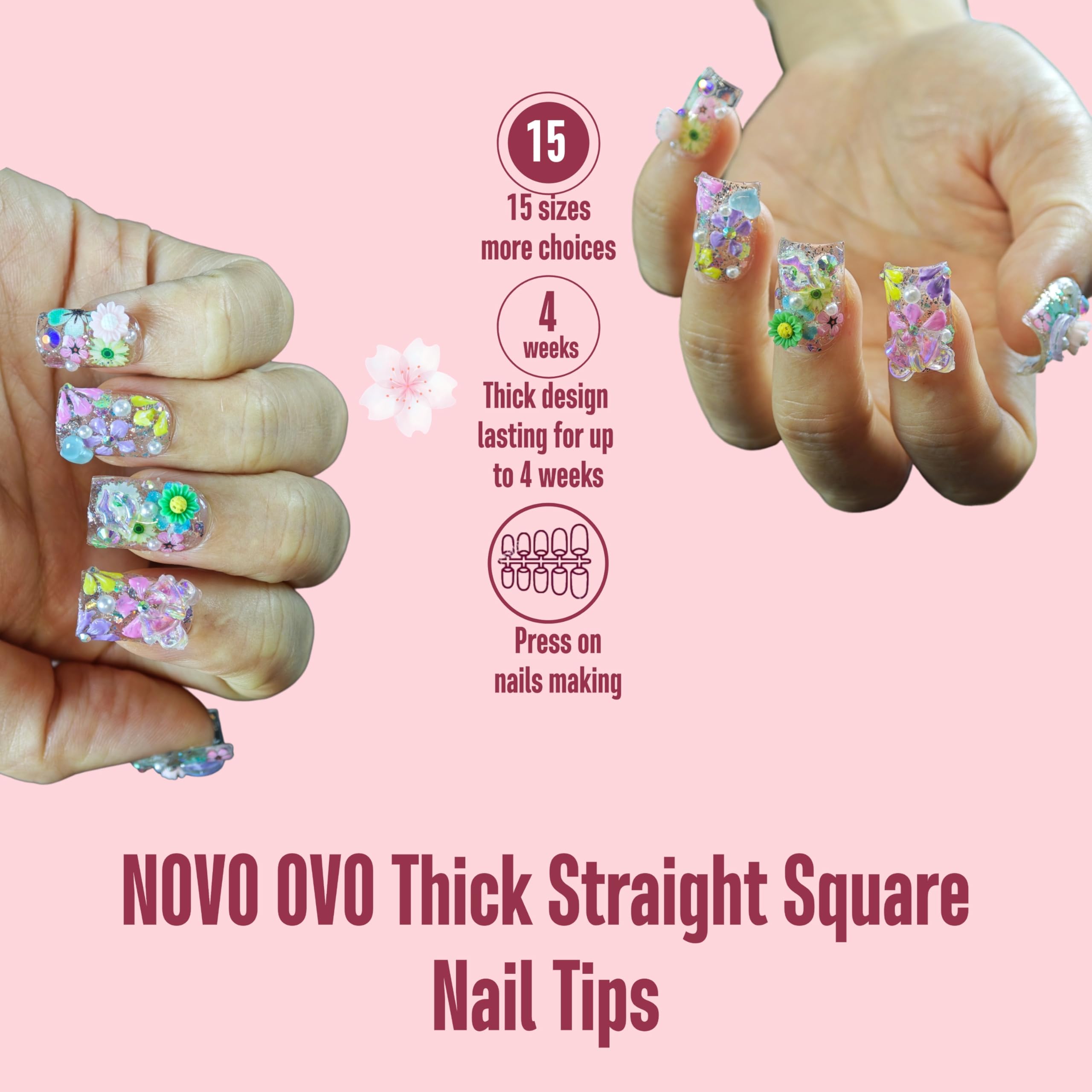 NOVO OVO detailed cuticle end pre-filed to save filing time and prep
