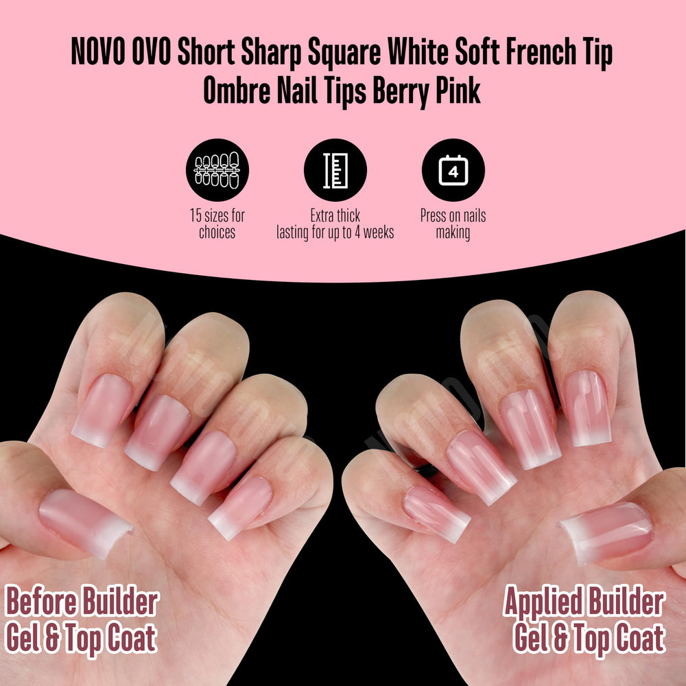 NOVO OVO full set worn on model hands for polished look