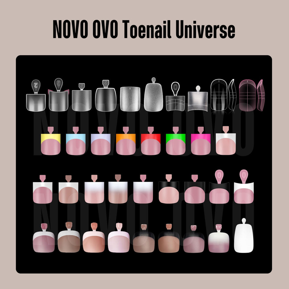 NOVO OVO kit contents displayed 224 pieces showing comprehensive supply for multiple uses benefit