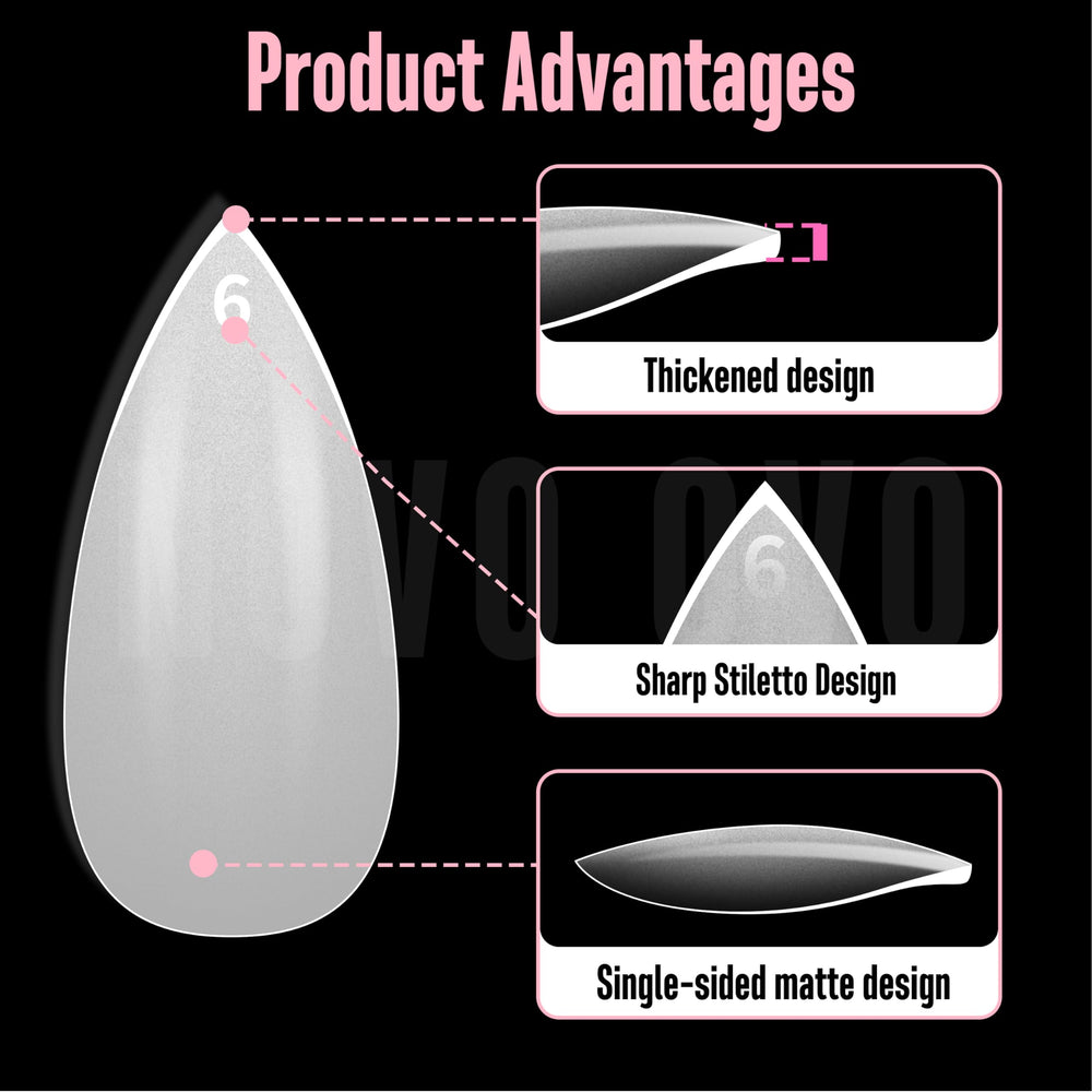 NOVO OVO laid-out 16-size array for precise, gap-free sizing choices