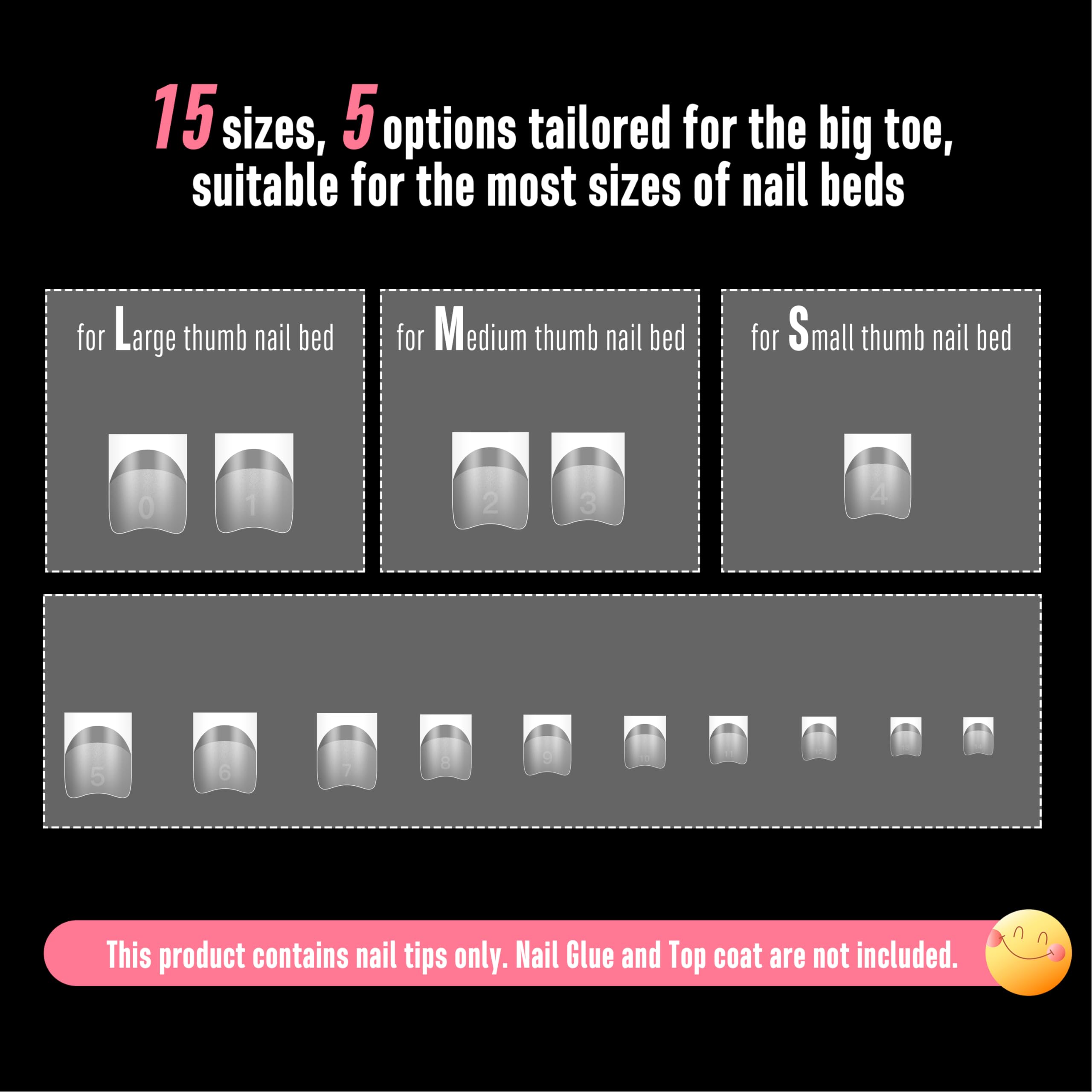 NOVO OVO layout of 16 sizes showing size variety for better custom fitting