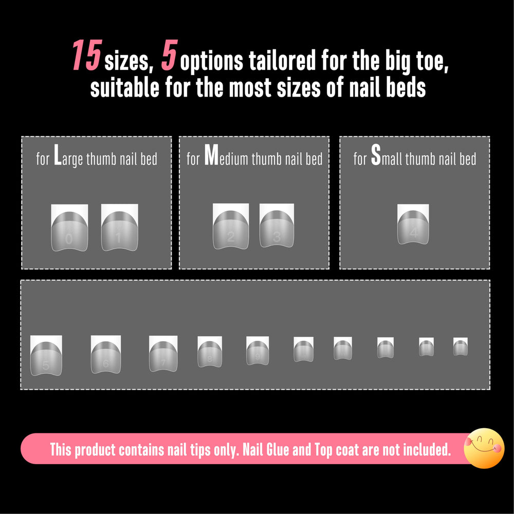 NOVO OVO layout of 16 sizes showing size variety for better custom fitting