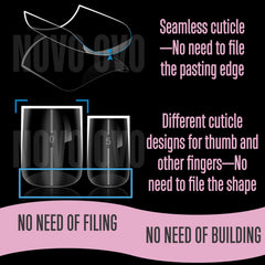 NOVO OVO etched size numbers in center for quick size matching benefit