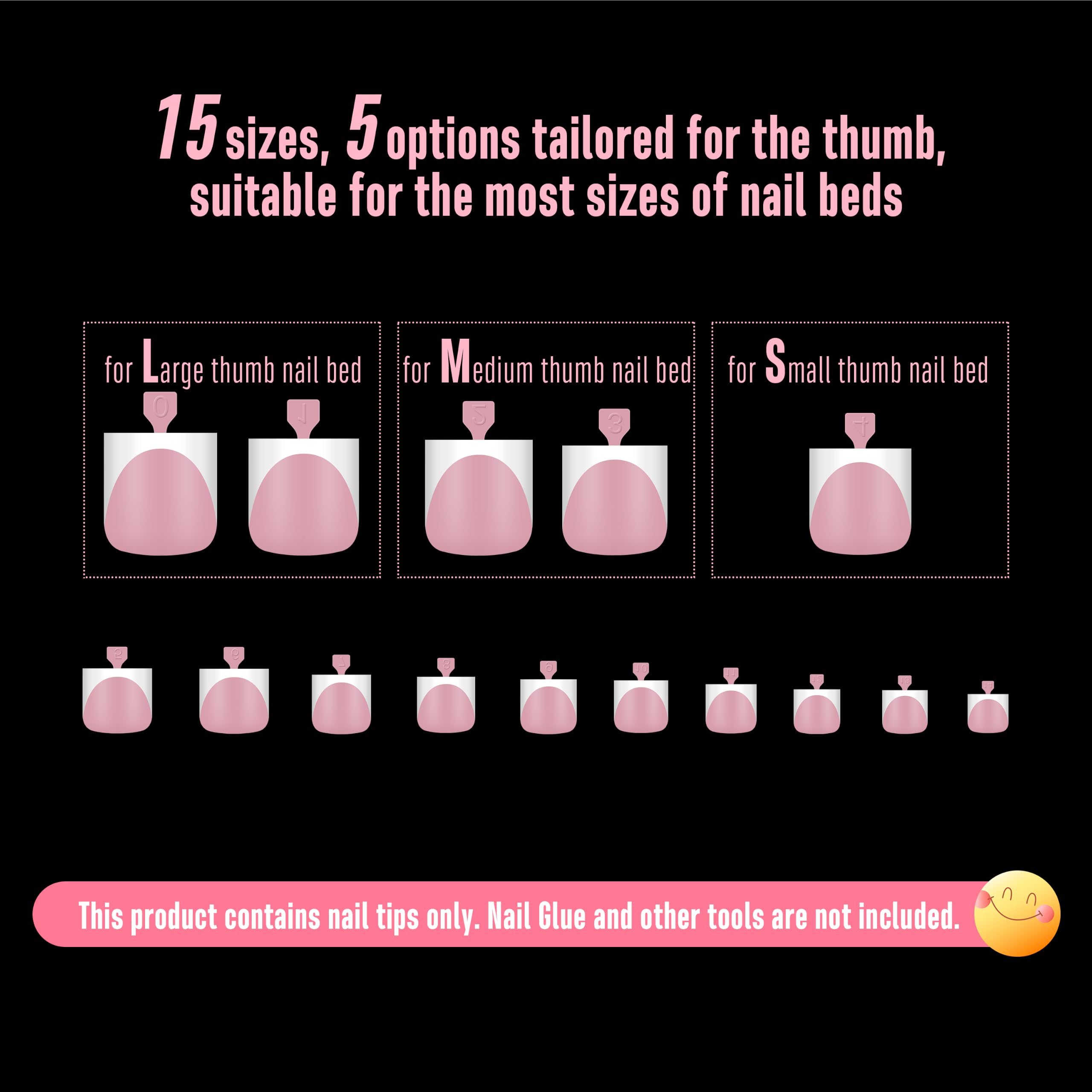 NOVO OVO laid out 15 sizes display demonstrating size variety for custom fit