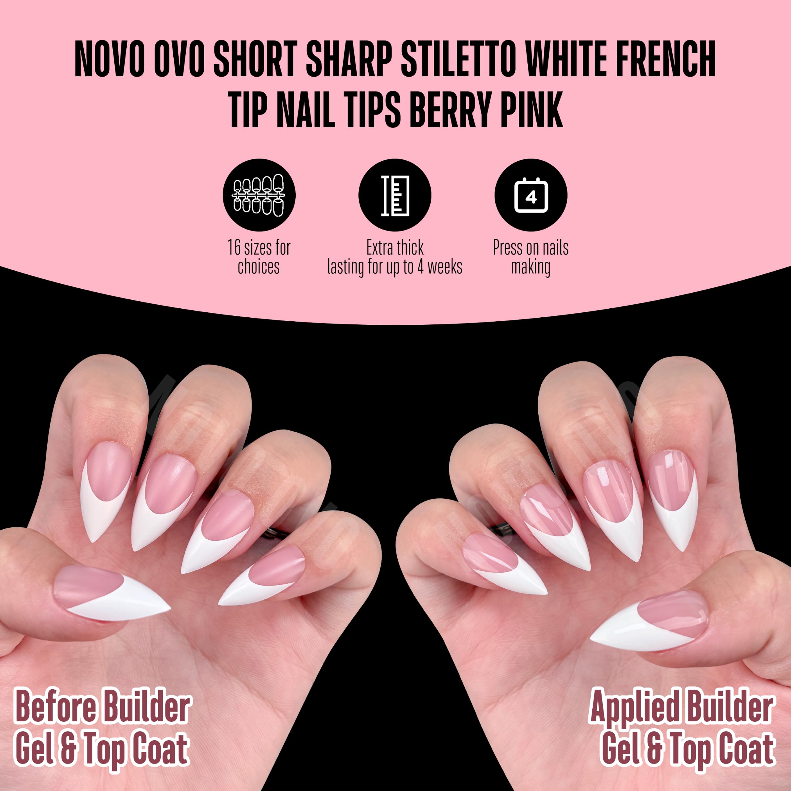 NOVO OVO edge and cuticle close-up highlighting thin 0.2mm seam for invisible fit