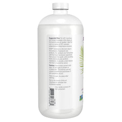 NOW pouring vegetable glycerin texture demonstrating smooth, water-soluble consistency
