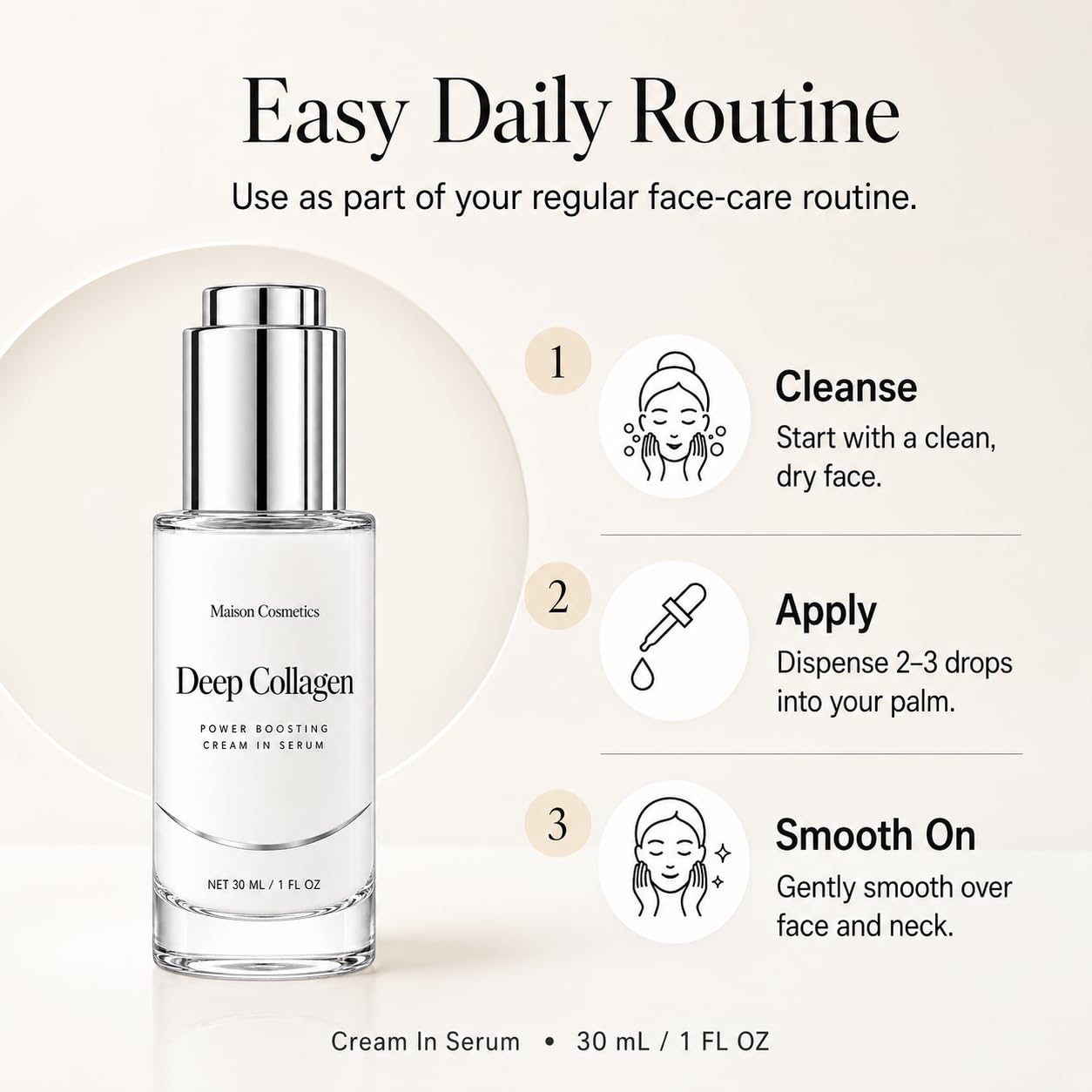 NOWATA MIREVA on bathroom shelf in routine setting for daily use benefit
