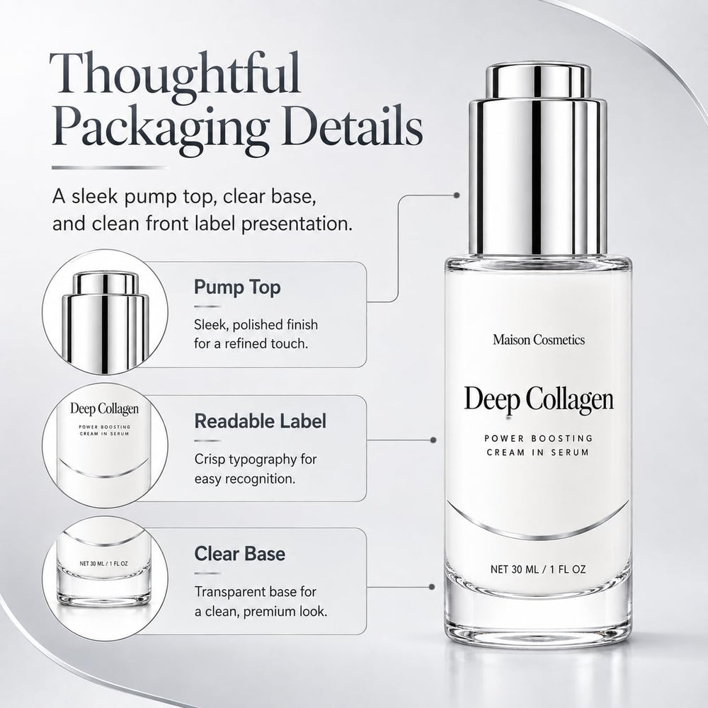 NOWATA MIREVA label and dispenser close-up highlighting ingredient clarity