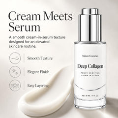 NOWATA MIREVA serum texture drop closeup showing lightweight silky finish