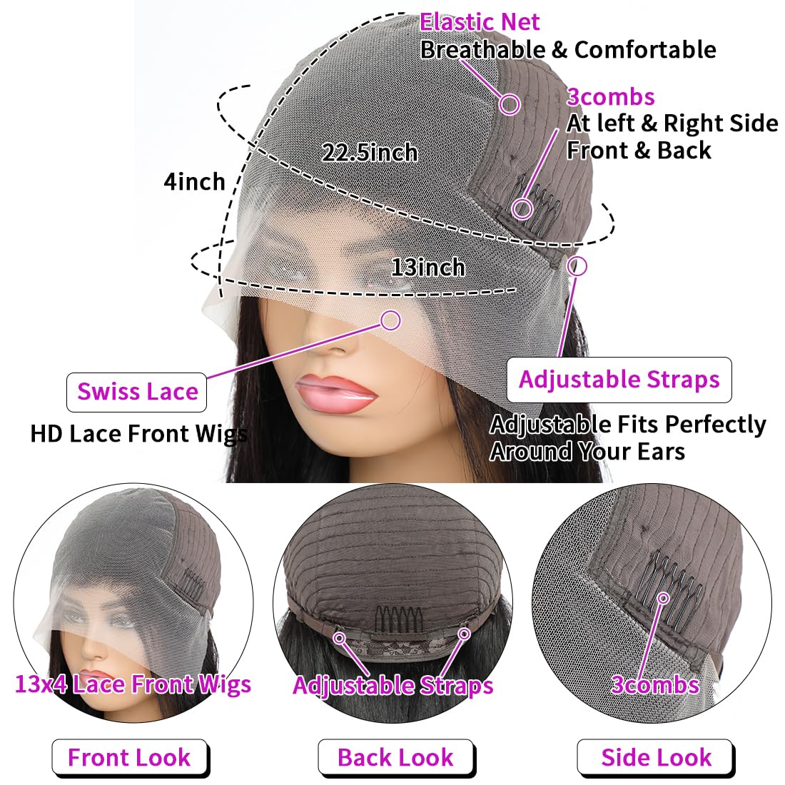 Noxlouis styled wig worn in lifestyle scene for confidence and event-ready appearance