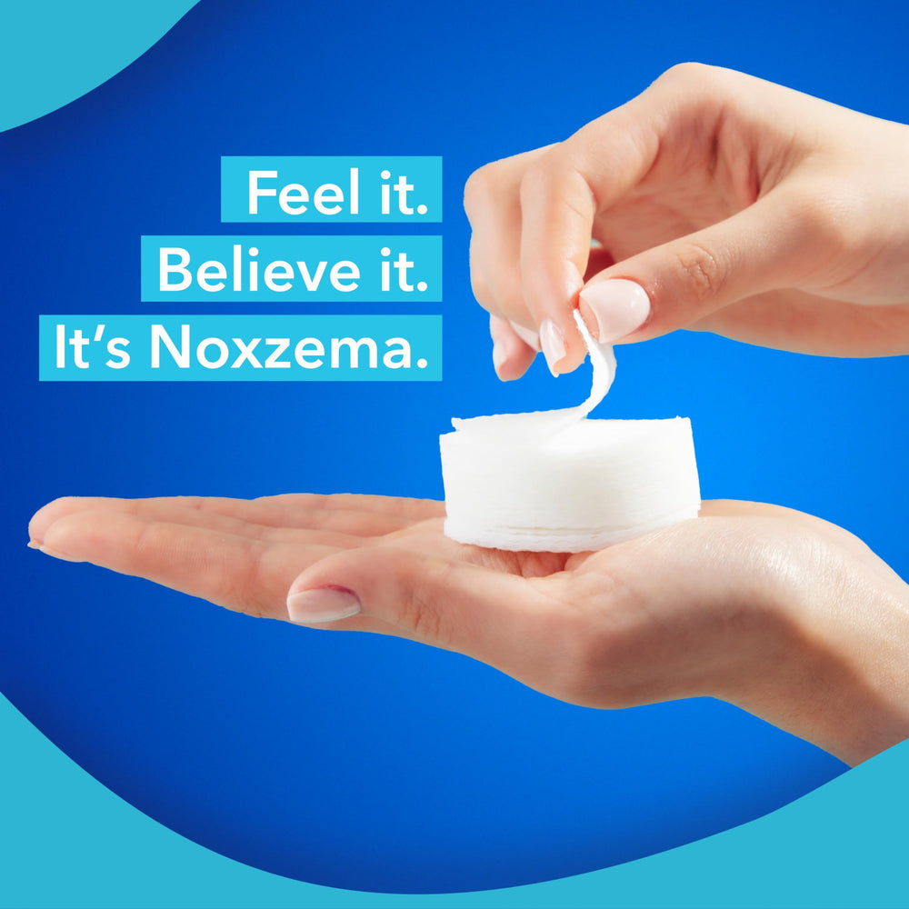 Noxzema ingredient label showing 2% salicylic acid benefit
