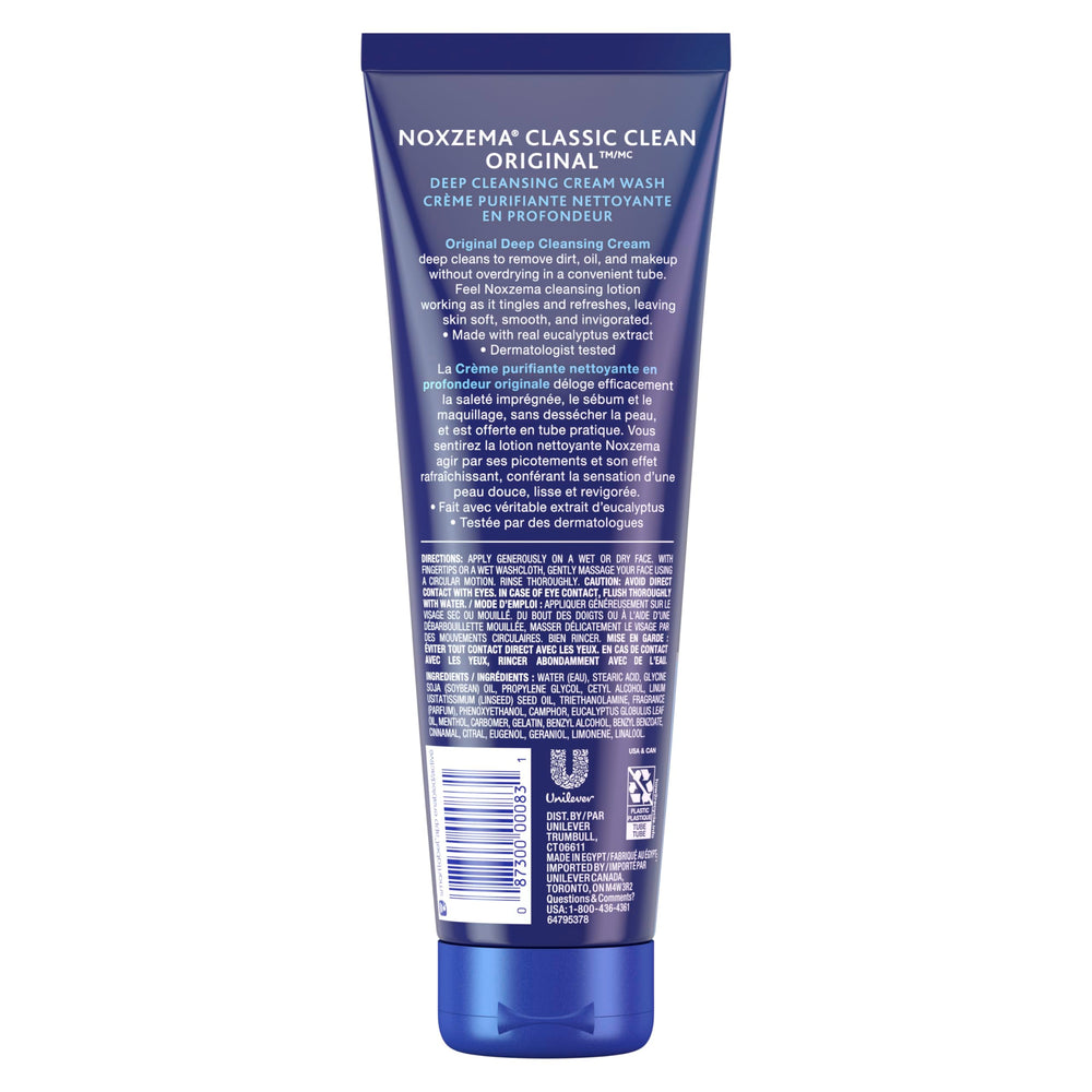 Noxzema close-up of cream texture demonstrating moisturizing formula