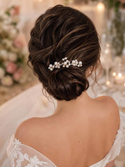 NSEEVLOM pins styled in a bridal bun providing secure decorative hold