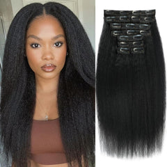 Nsukat front packaging showing 14-inch kinky straight pack, clear product visibility and brand benefit
