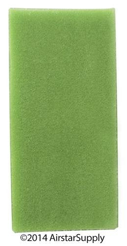 Nu-Calgon strip close-up texture highlighting dissolvable formula for continuous pan treatment