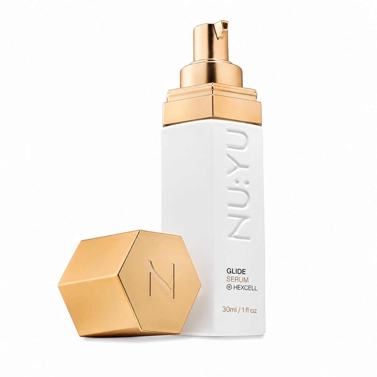 Nu Yu Skin front packaging showing product and benefit of targeted post-removal care