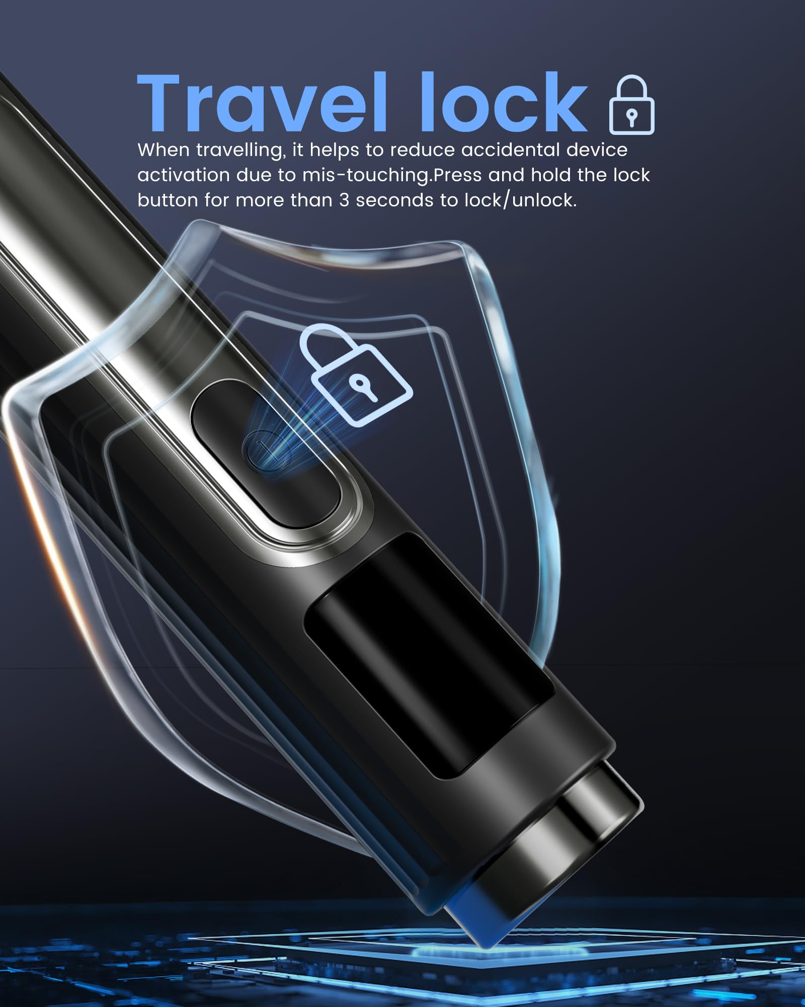 NUBACK nose trimmer attachment close-up for precise sensitive trimming