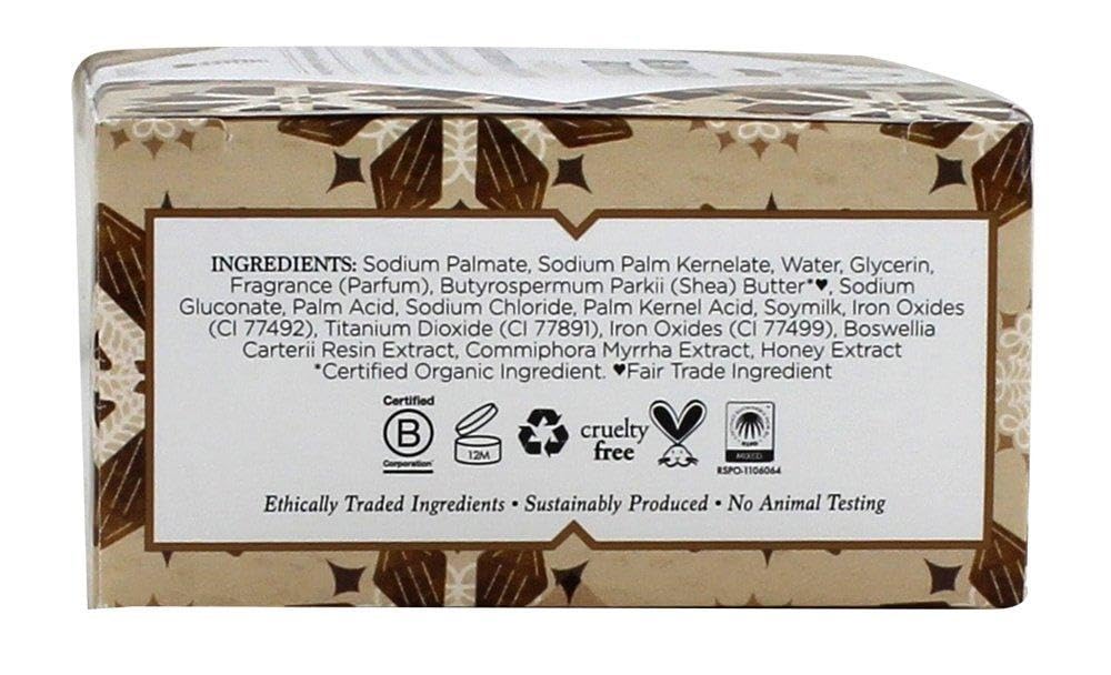 Nubian Heritage soap lather in hand demonstrating gentle, rich cleansing