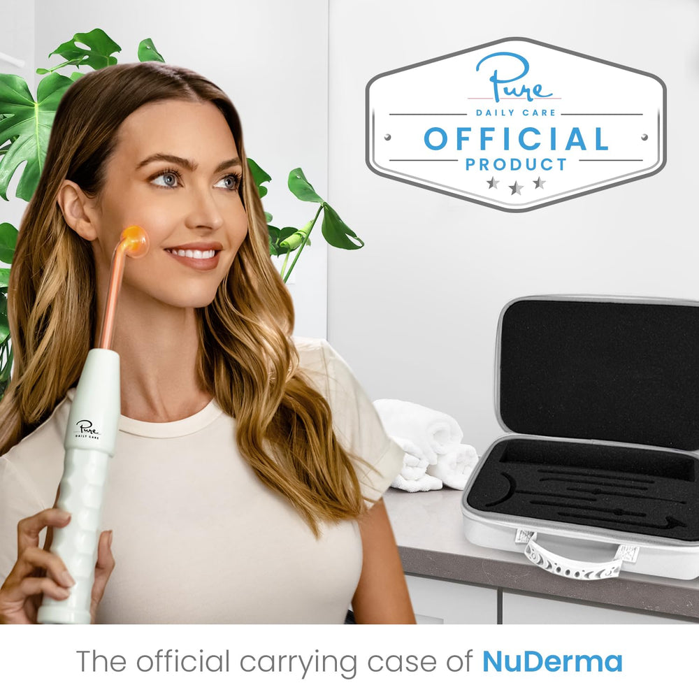 Pure Daily Care NuDerma close-up foam divider protecting glass electrodes