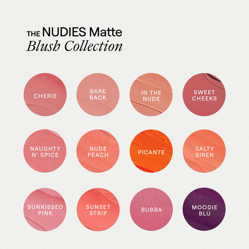 Nudestix lip tint application showing monochrome color coordination benefit