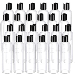 Nuenen front view of 24 clear bottles showing quantity and convenience