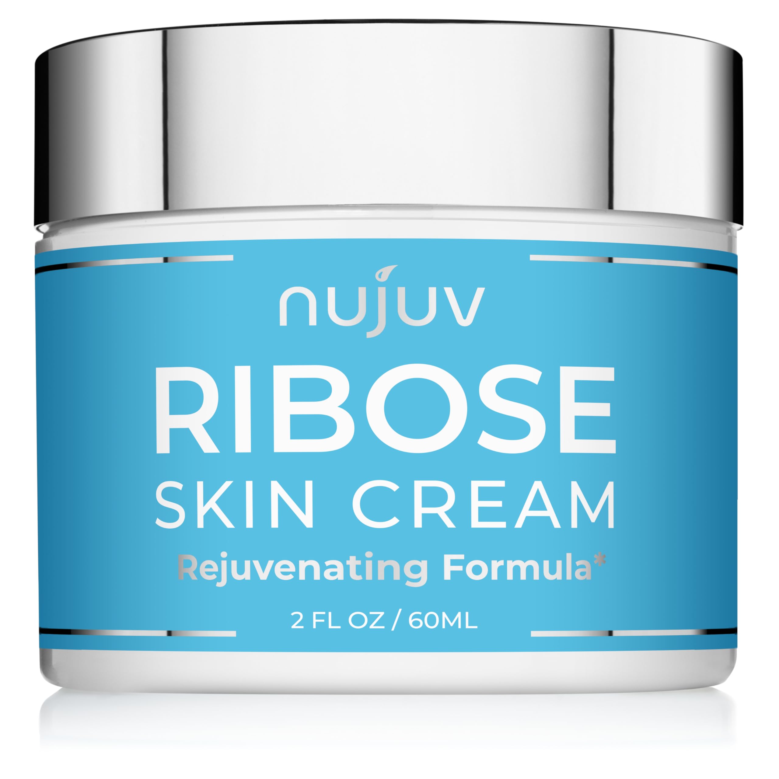 nuJuv front jar shot showing compact 2 oz packaging and clear labeling benefits