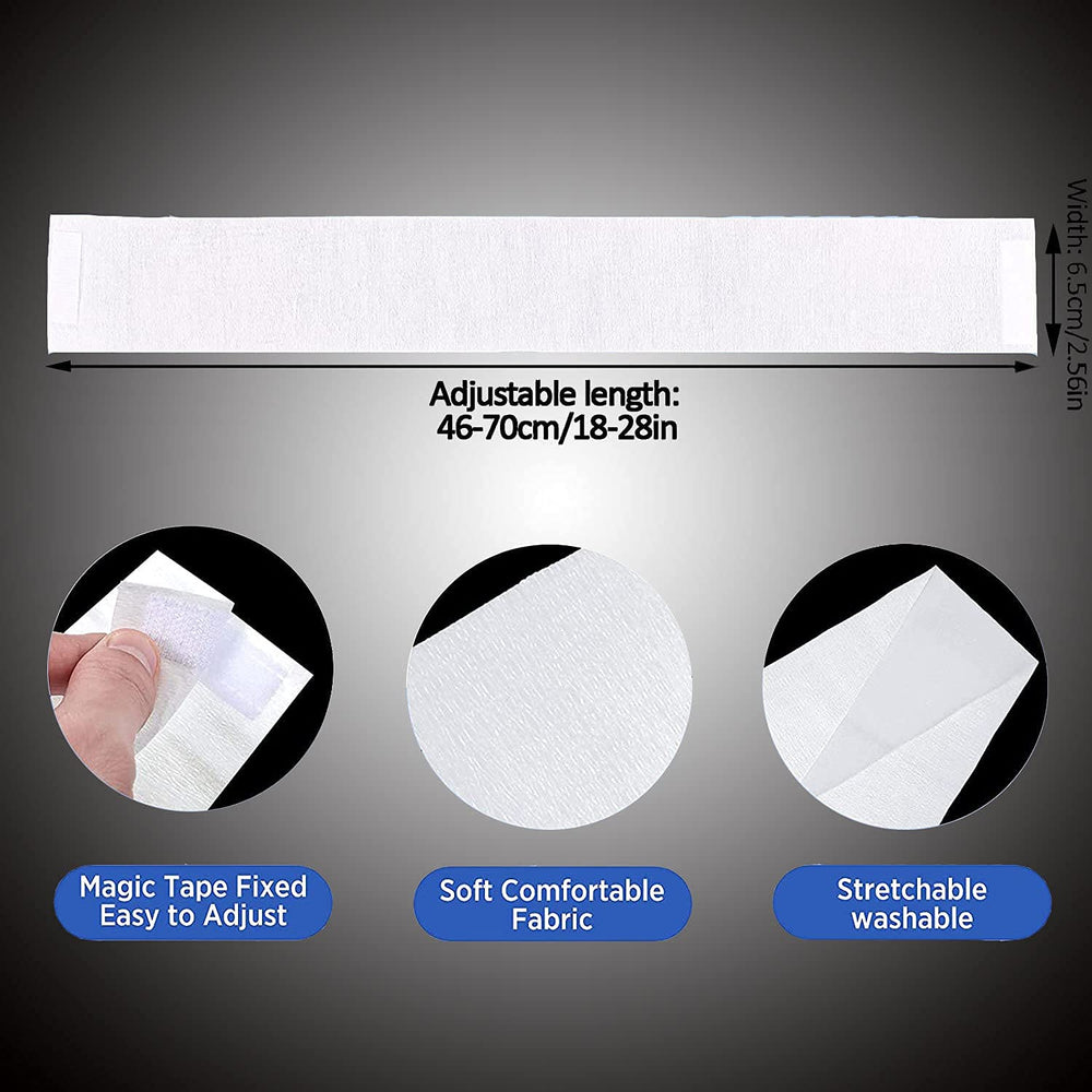 Nujzuir headband in-use at spa keeping hair away for treatments
