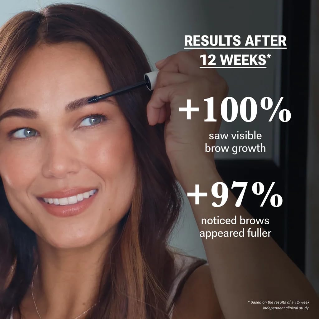 NULASTIN brows before and after comparison showing improved density and shaping benefit