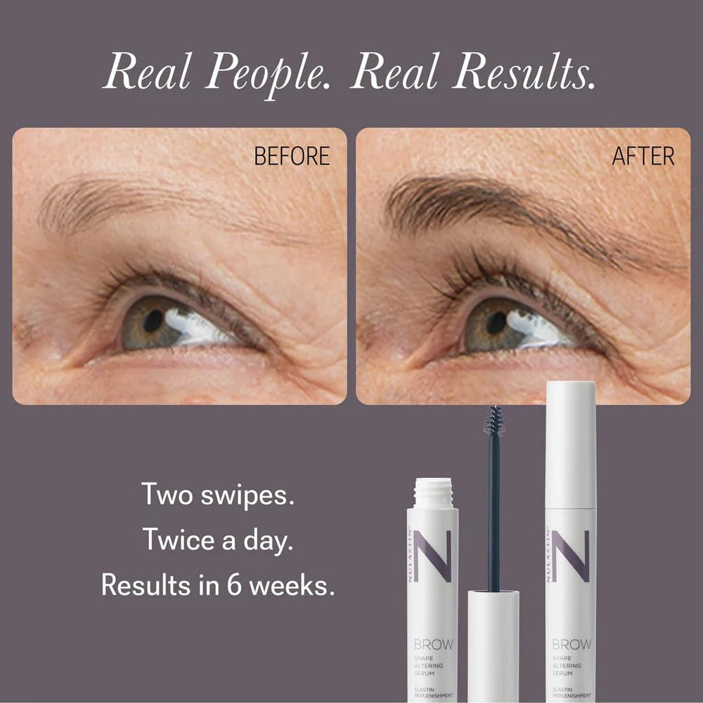 NULASTIN serum drop on fingertip highlighting lightweight texture and easy absorption benefit