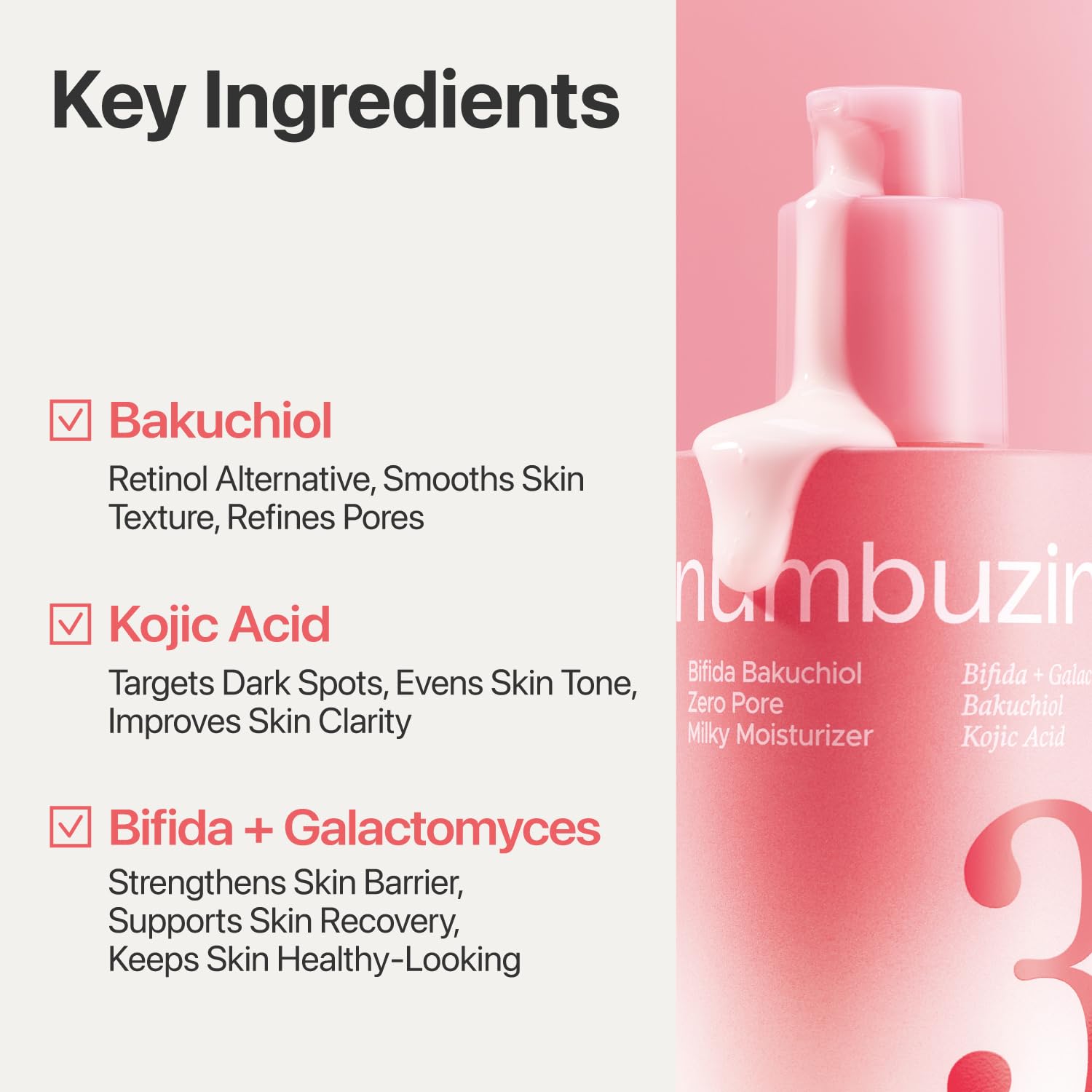 numbuzin applied in morning routine next to mirror for layering benefit